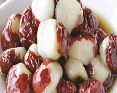 Red Dates in Glutinous Rice with Brown Sugar Sauce 心太軟
